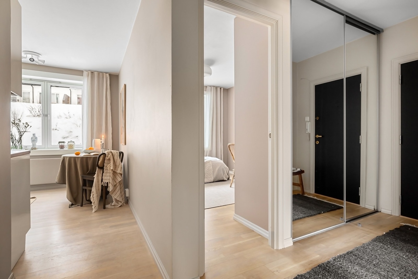 Fin planløsning med 2 soverom av god størrelse Galleribilde