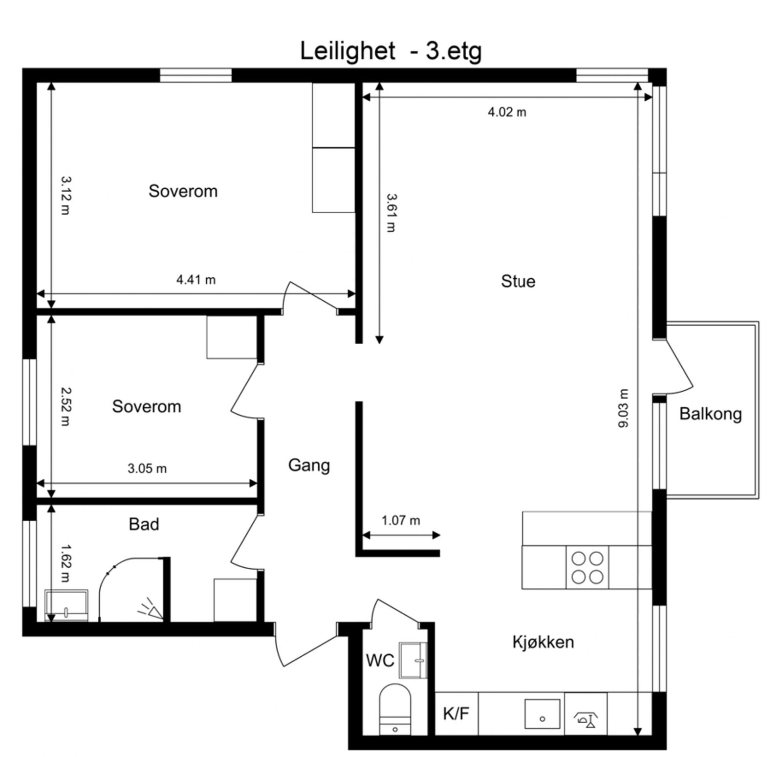 Plantegning Galleribilde