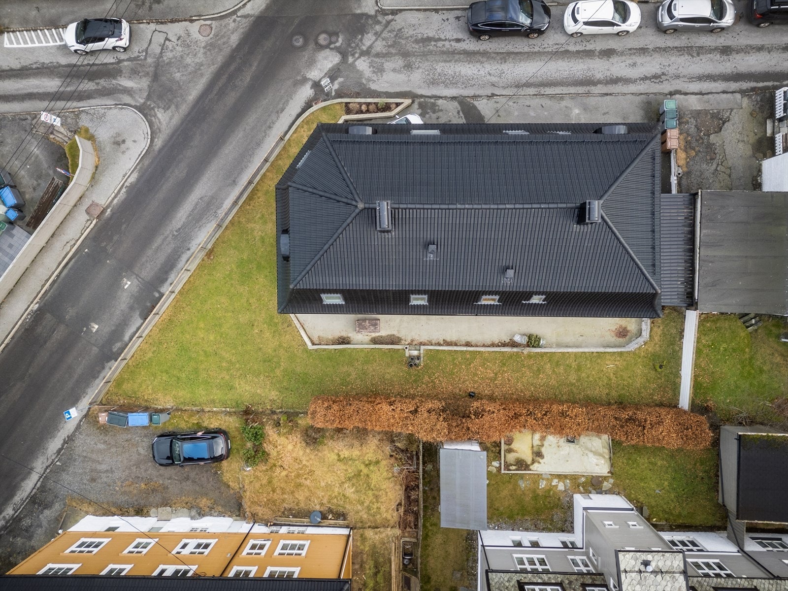 Stor felles hage i sameiet. Galleribilde