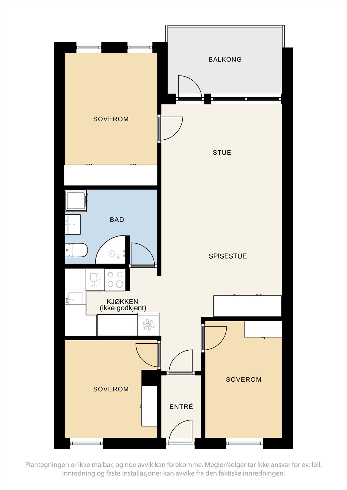 Boligen har en fin planløsning med en god rominndeling. Galleribilde