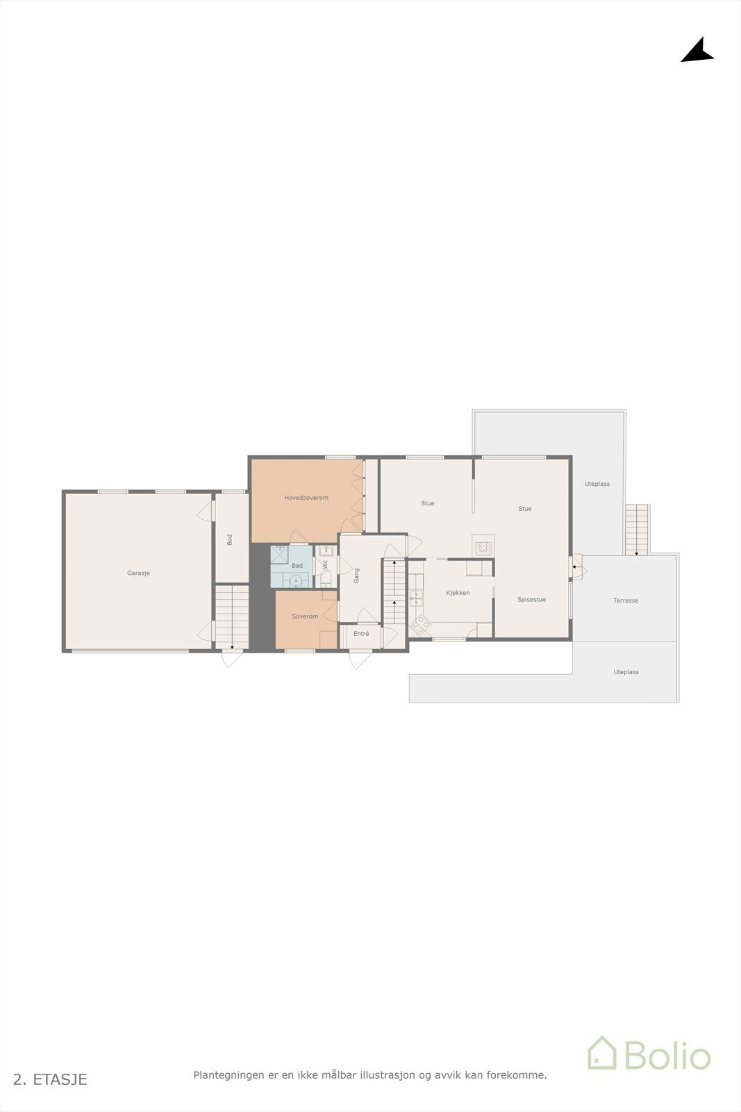 Plantegning Galleribilde