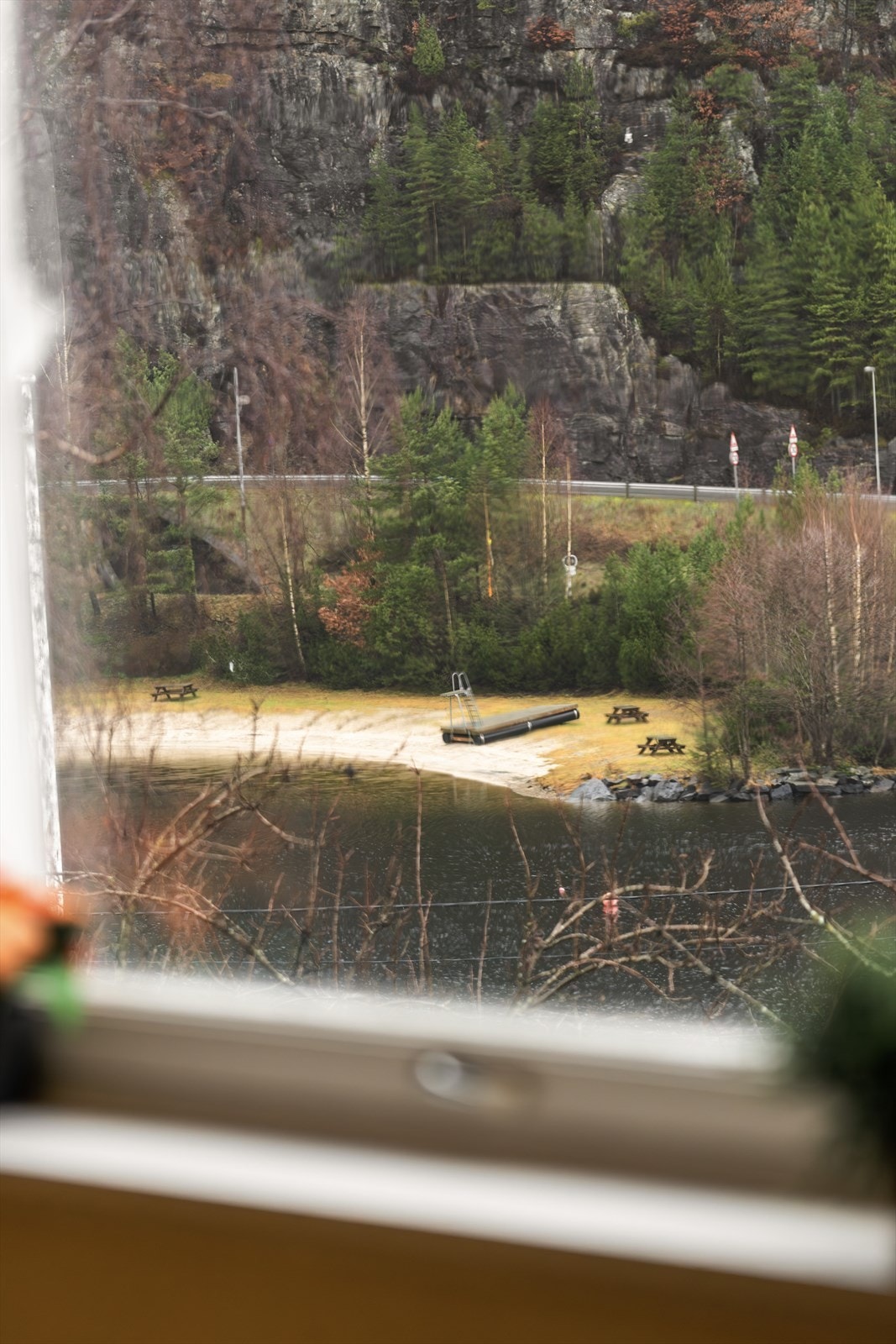 Utsikt fra stuevinduet Galleribilde