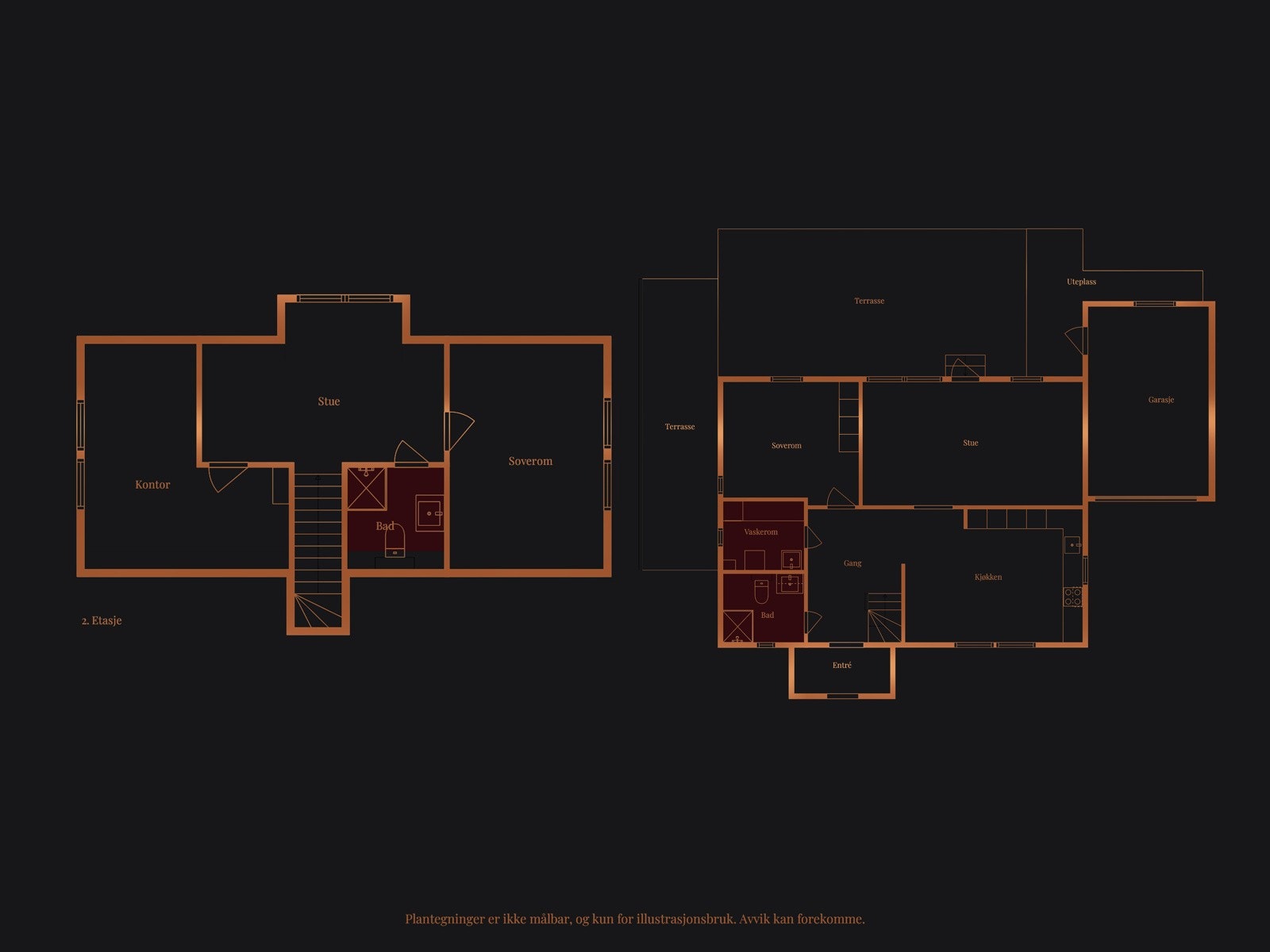 Plantegning Galleribilde