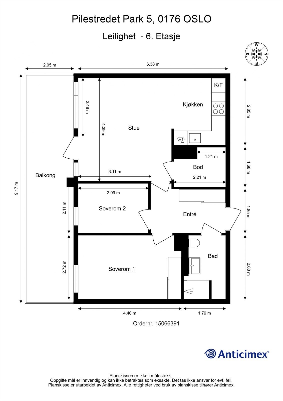 Plantegning. Galleribilde