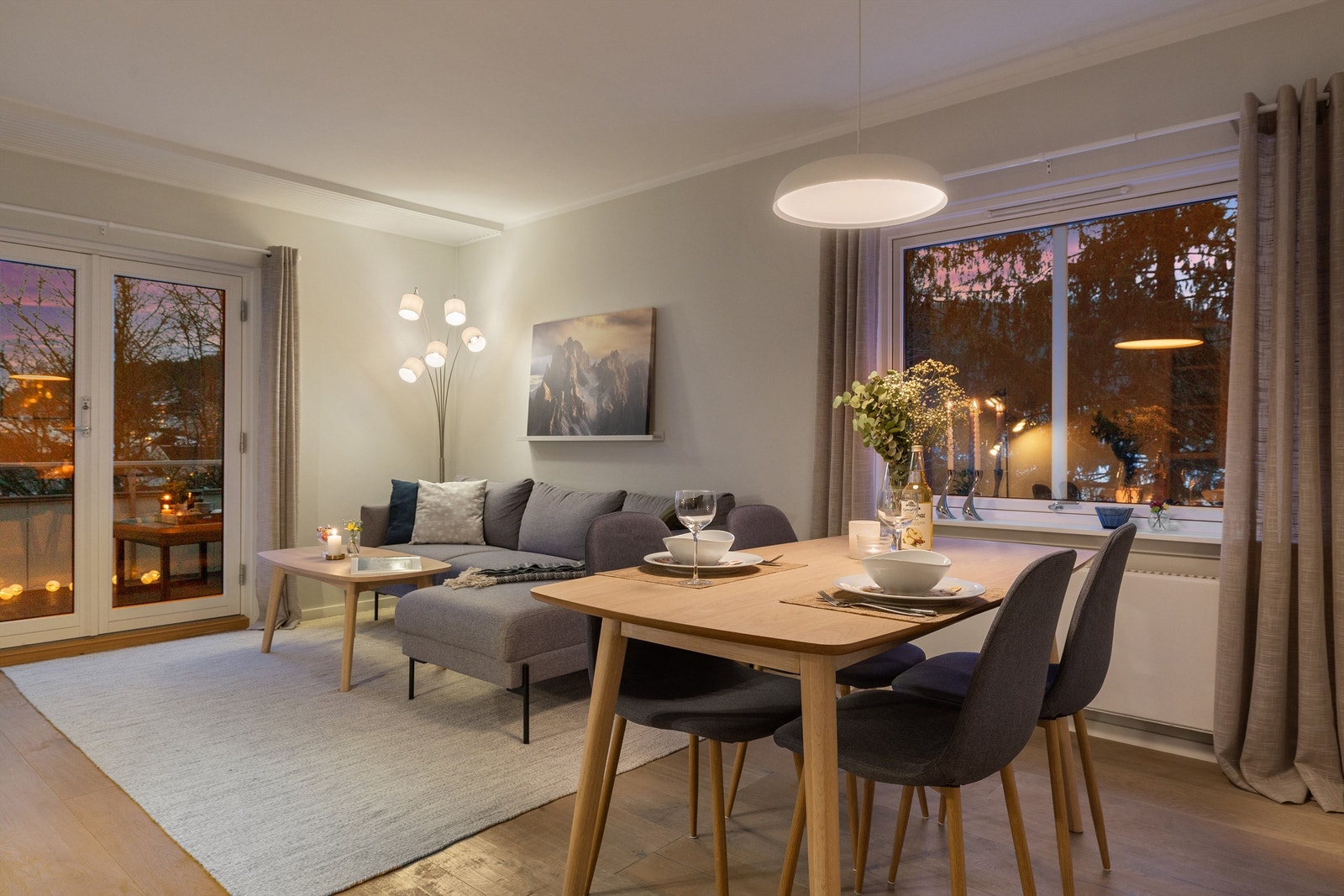 Boligen ligger usjenert til med lite innsyn. Galleribilde