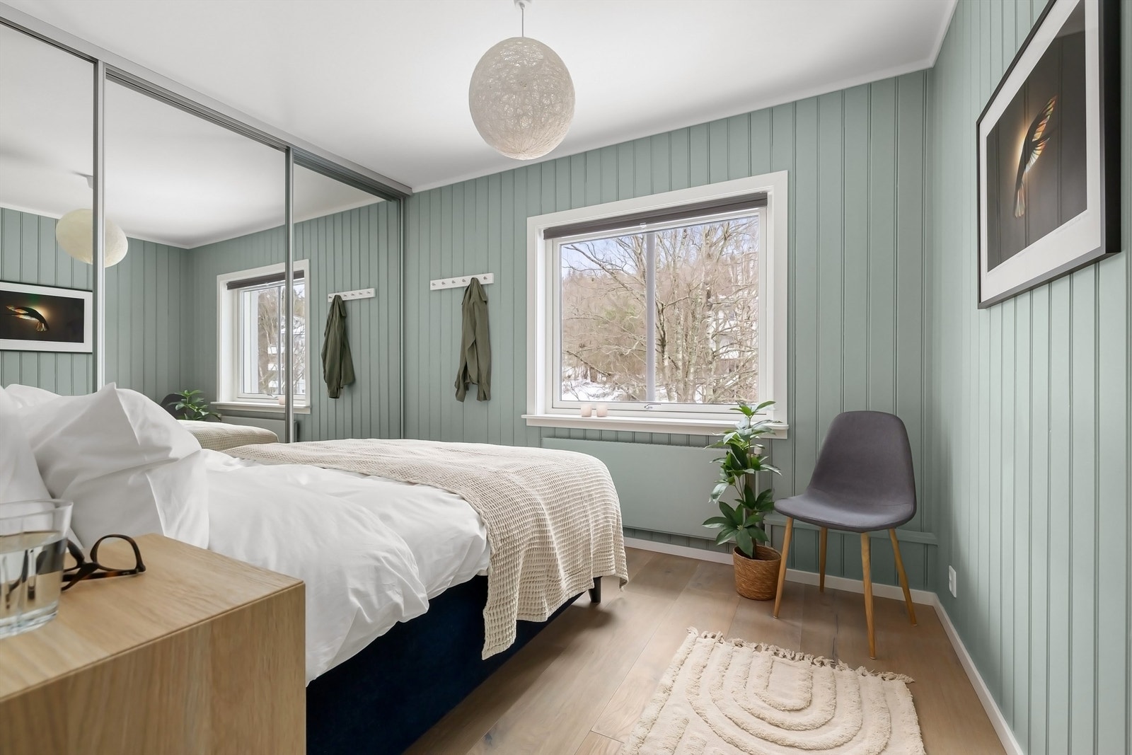 Boligen har et romslig hovedsoverom. Galleribilde