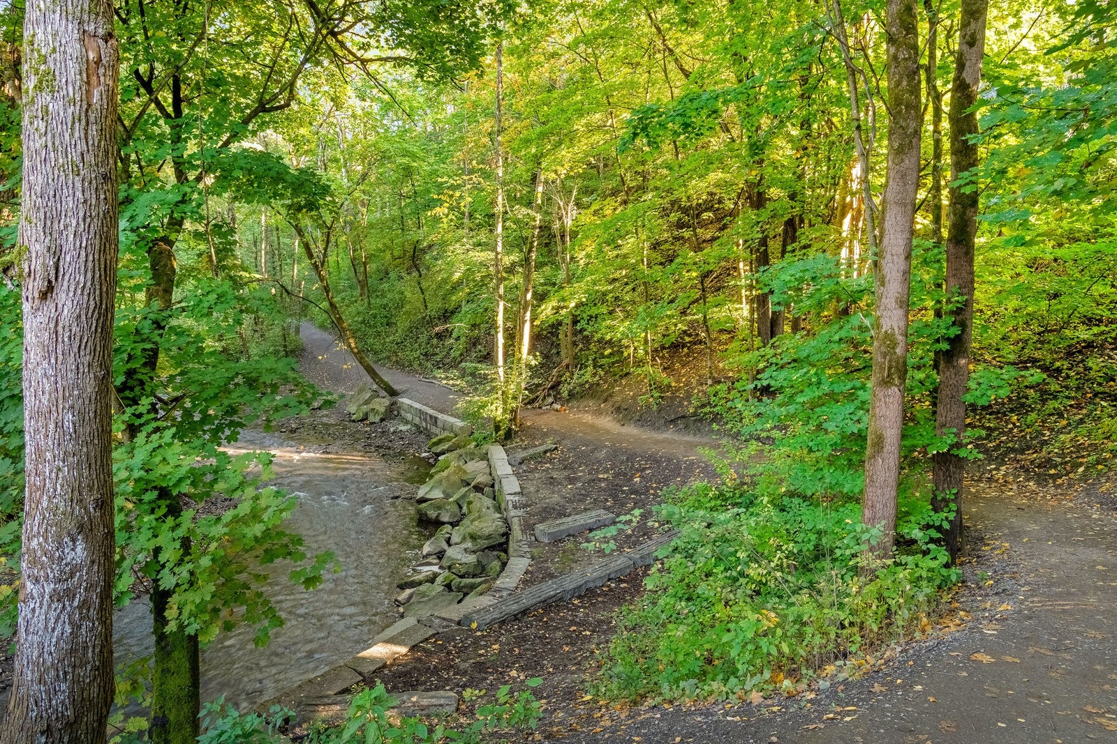 Svartdalsparken og Alnaelven ligger rett ved boligen. Her har du deilige turmuligheter og sti ned til Kværnerdalen. Galleribilde