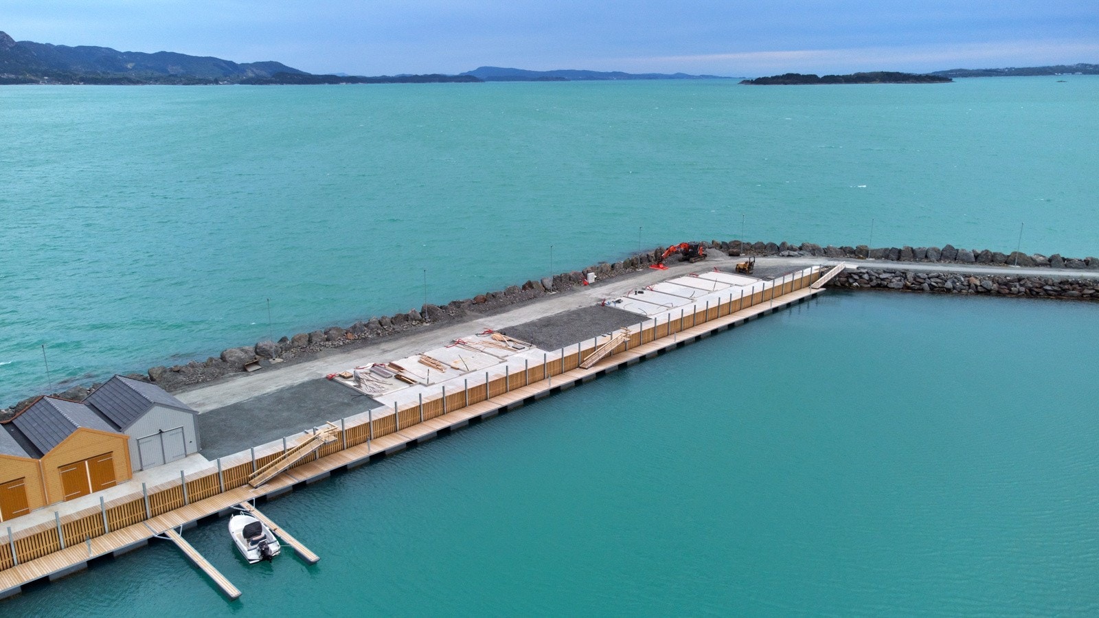 Dronebilete av området, mai 2022 Galleribilde