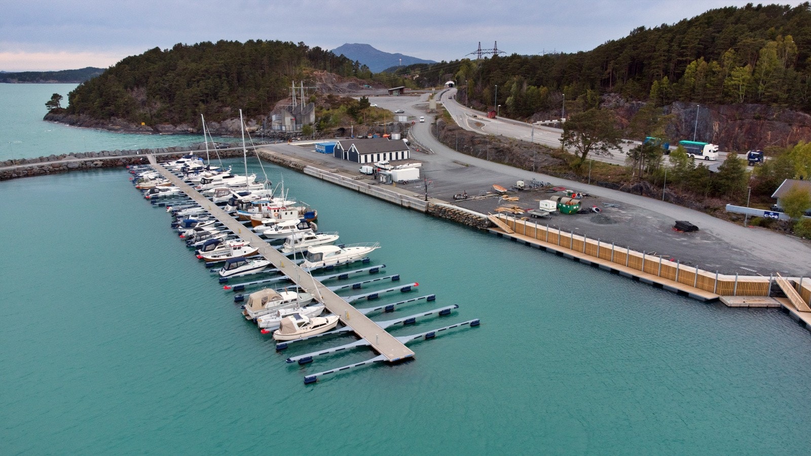 Dronebilete av området, mai 2022 Galleribilde