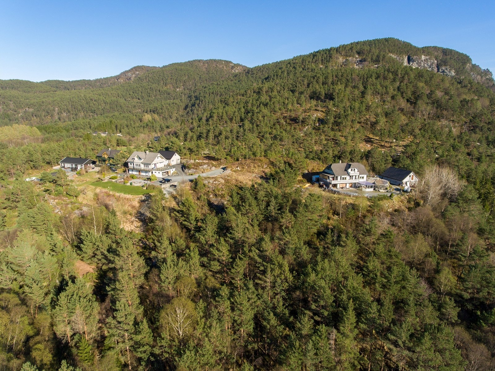 Oversiktsbilete i framkant av tomta Galleribilde