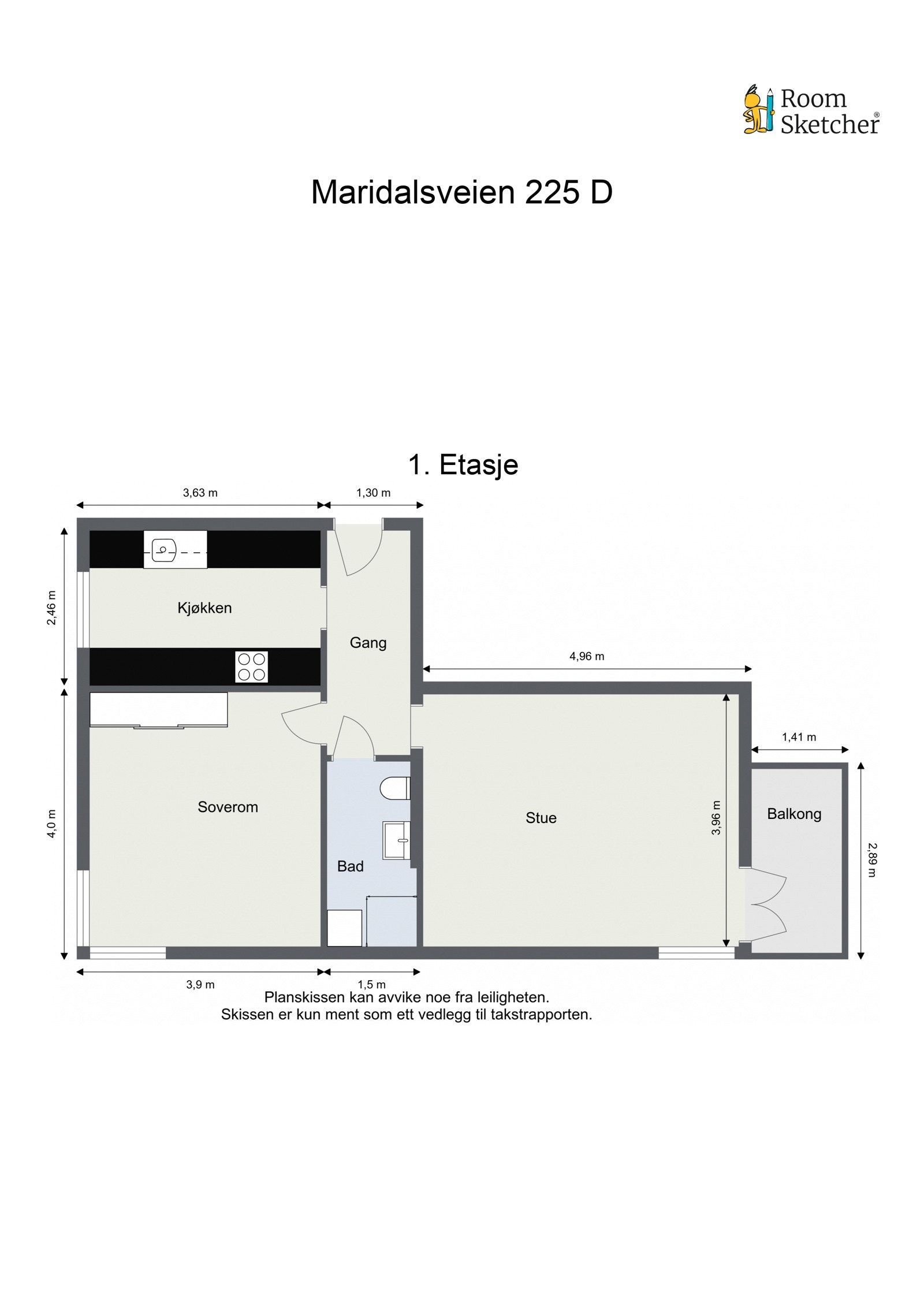 Plantegning Galleribilde