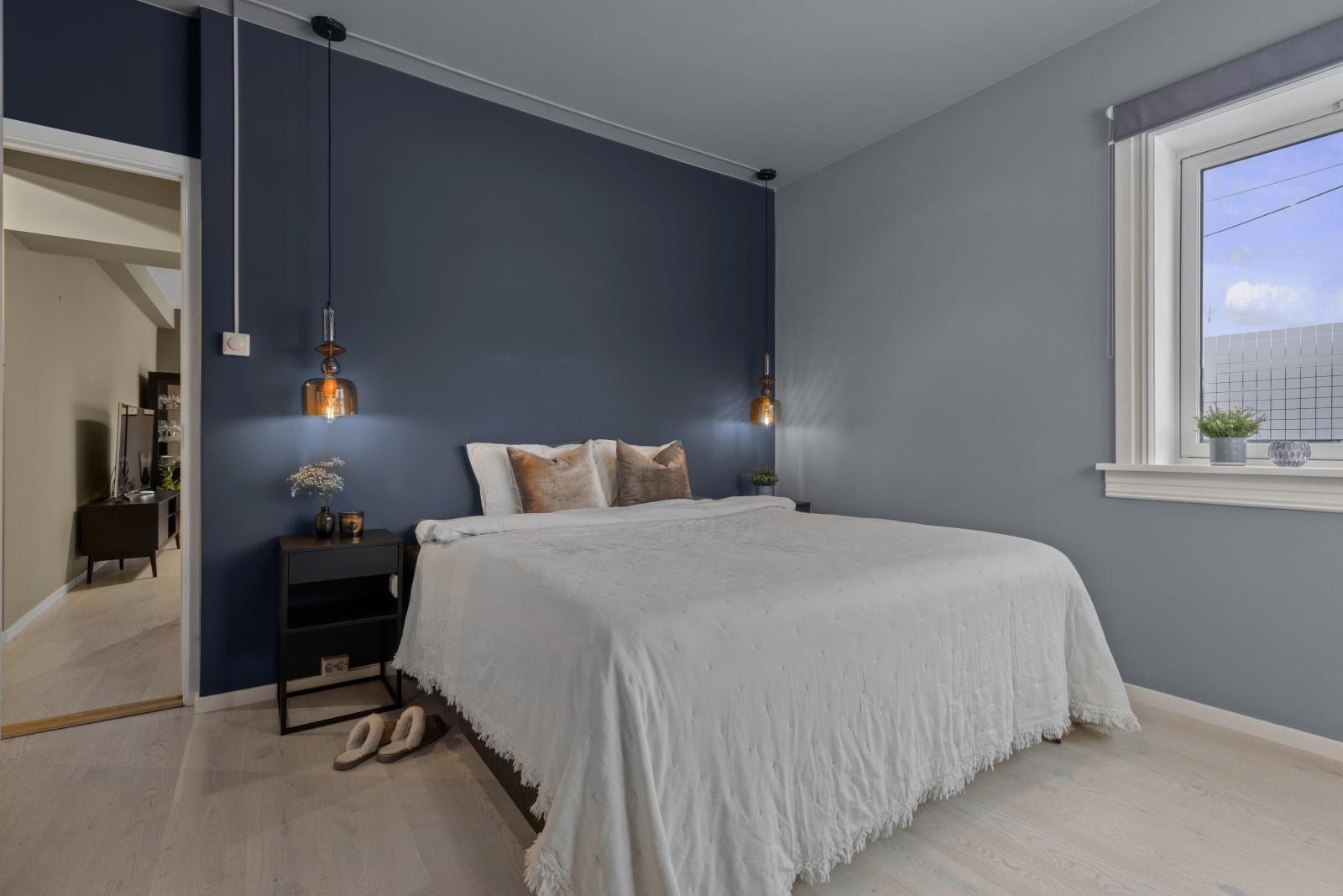 Meget god romfølelse på soverommet Galleribilde