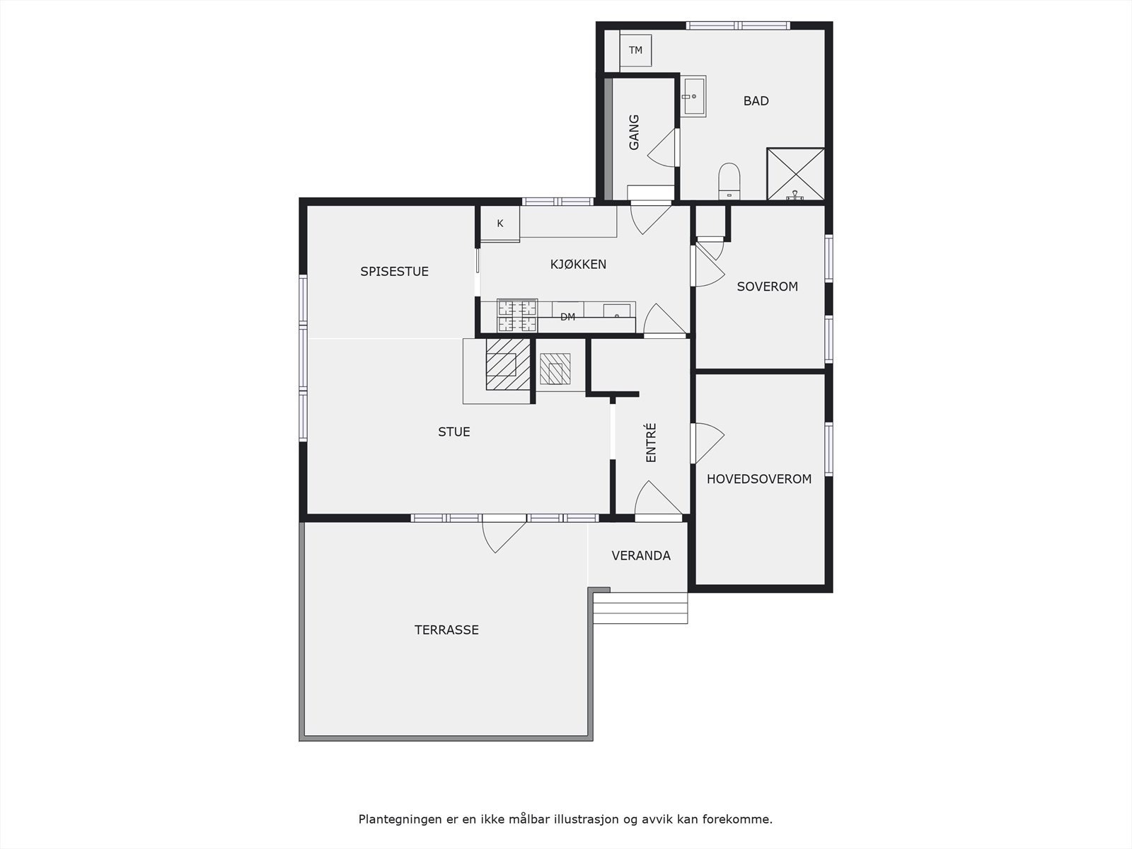 Plantegning Galleribilde