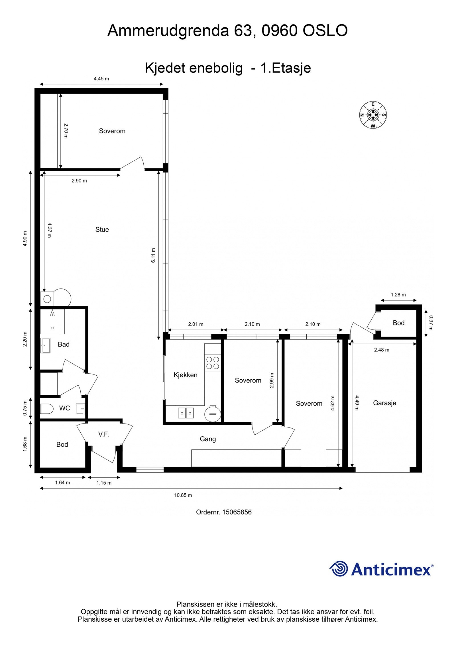 Plantegning Galleribilde