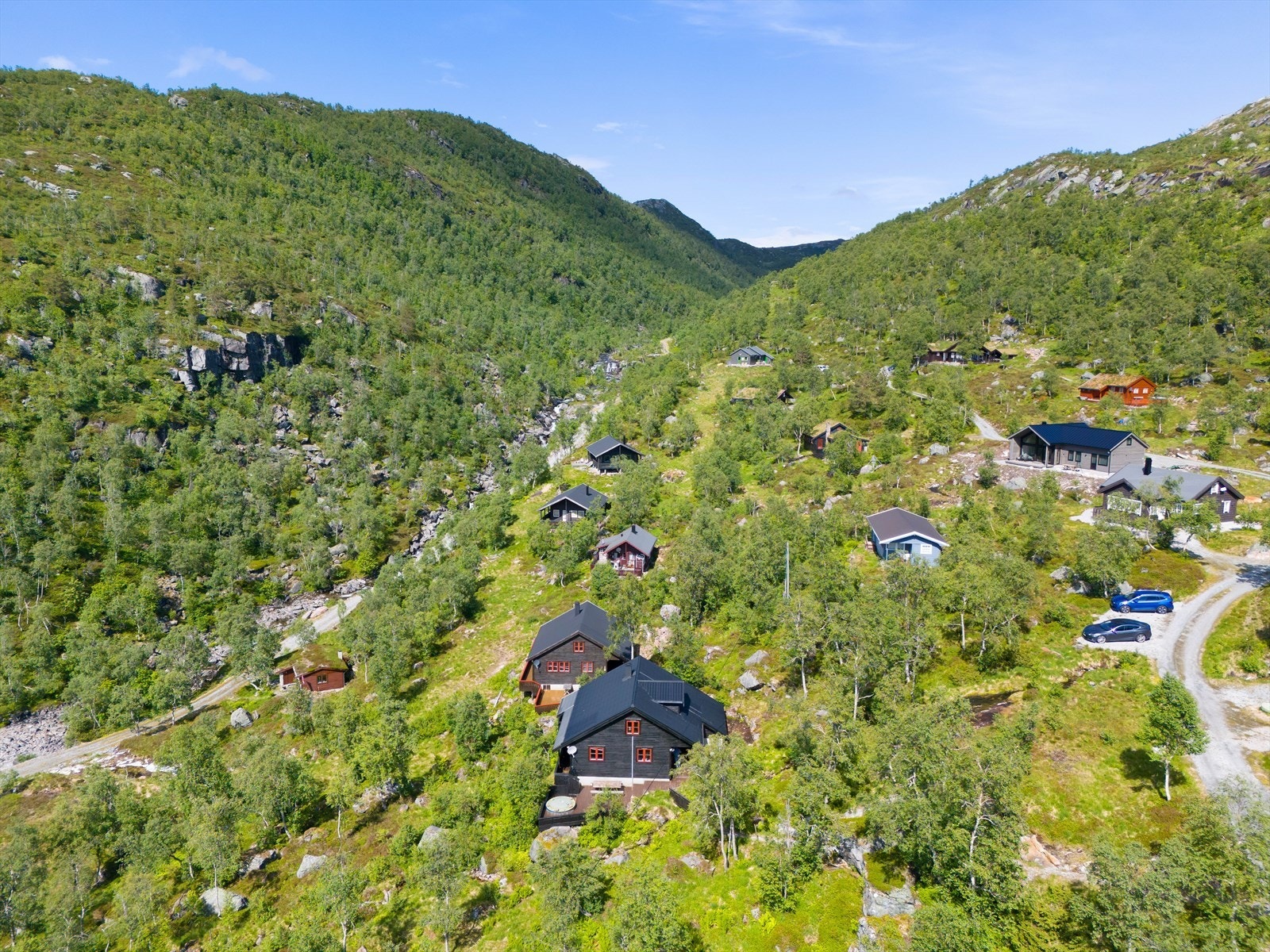 Et rolig og flott hytteområde! Galleribilde