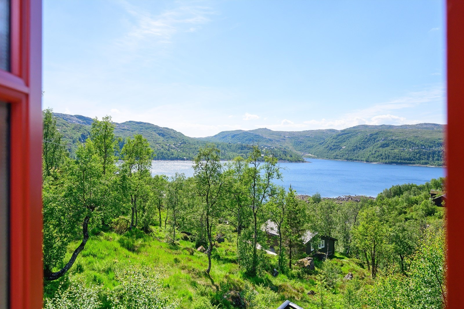 Flott utsikt Galleribilde