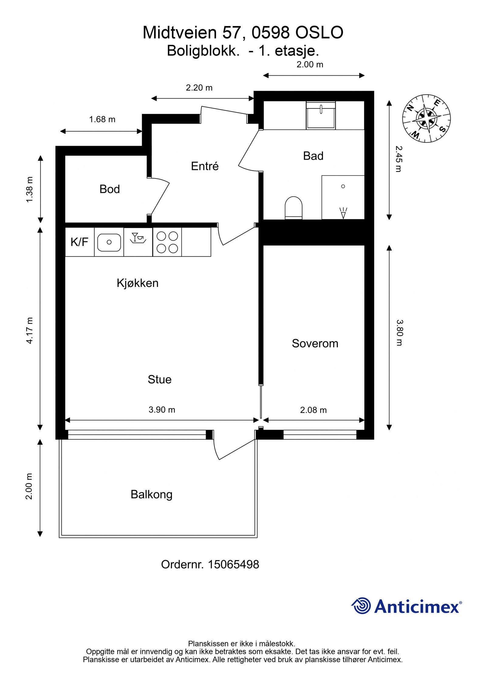 Plantegning Galleribilde