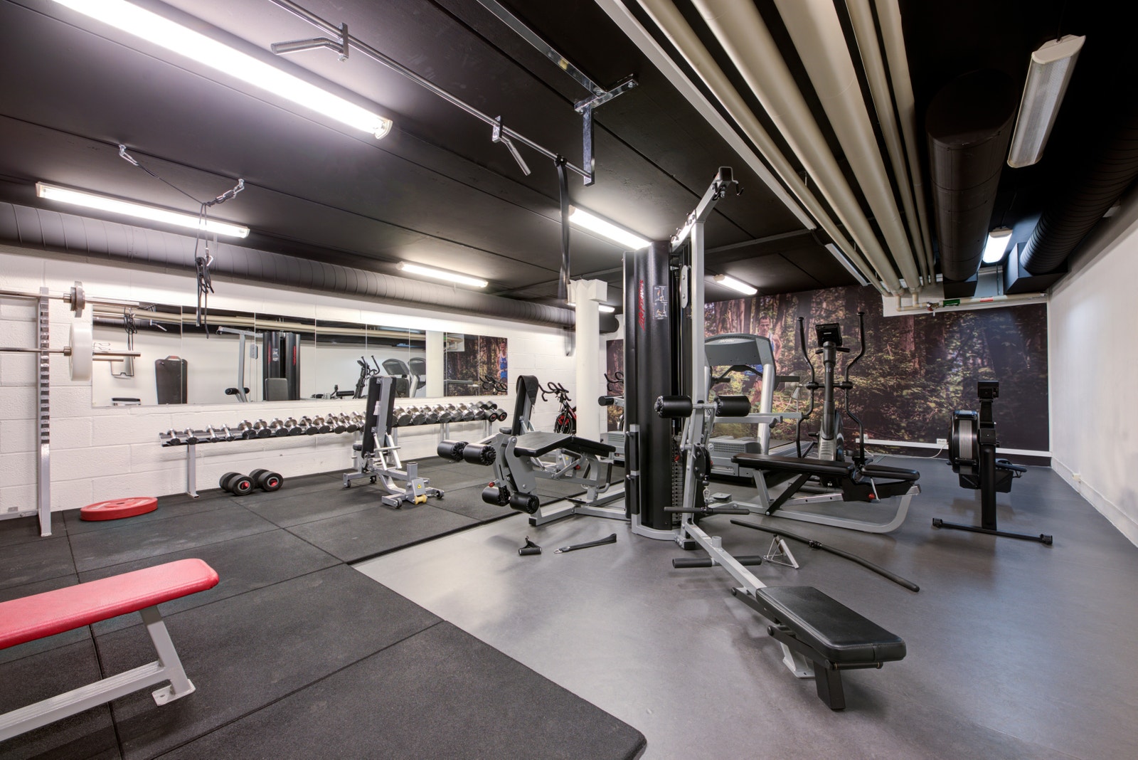 Felles treningsrom i bygget Galleribilde