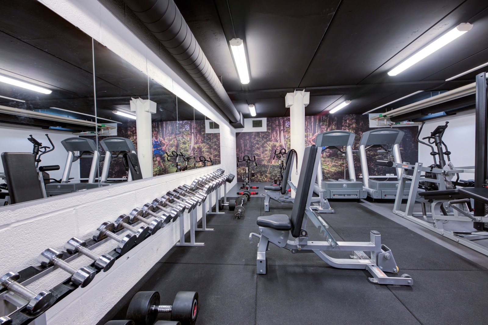 Felles treningsrom i bygget Galleribilde