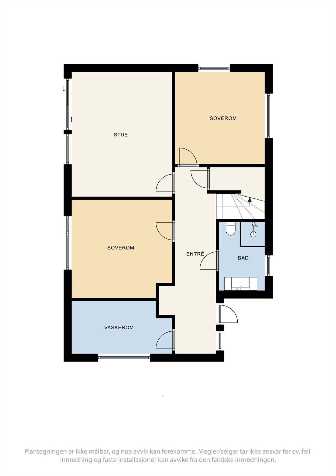 Plantegninger 1.etasje. Galleribilde