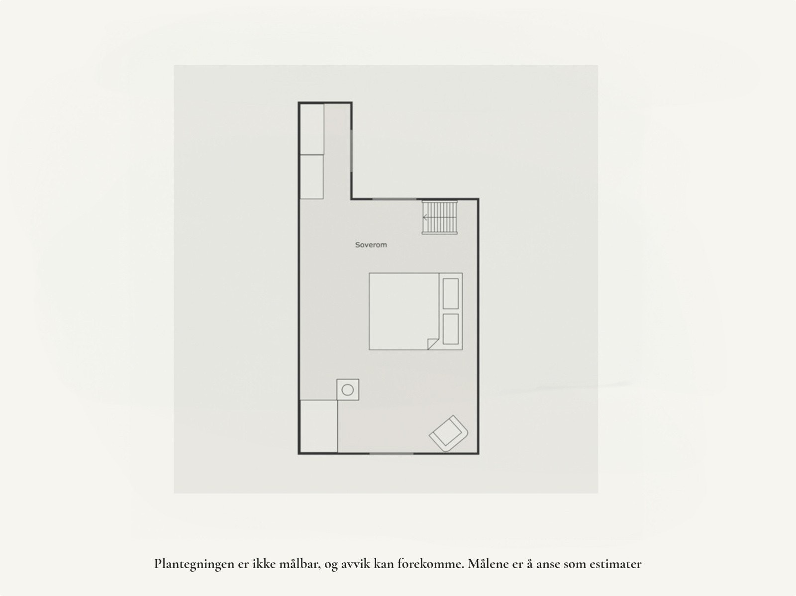 Plantegning - loft Galleribilde
