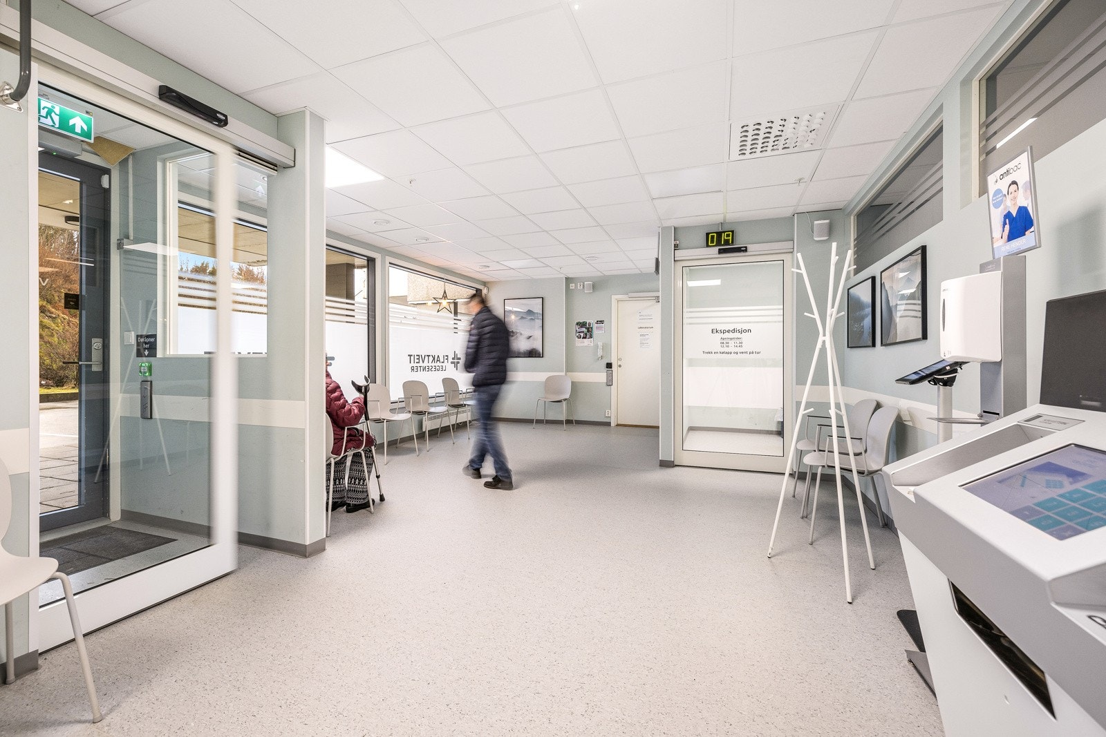 Flaktveit Legesenter: Populært legekontor med høy kundetilstrømning. Galleribilde