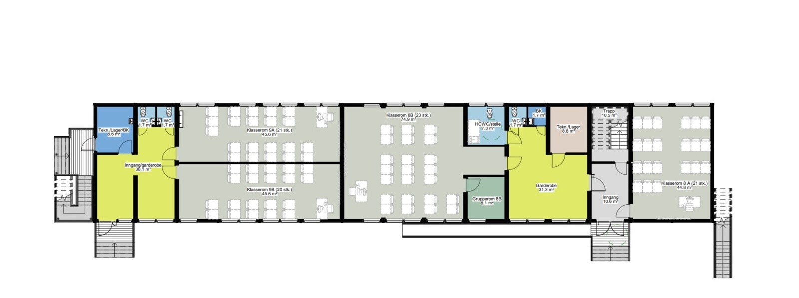 Plantegning Galleribilde