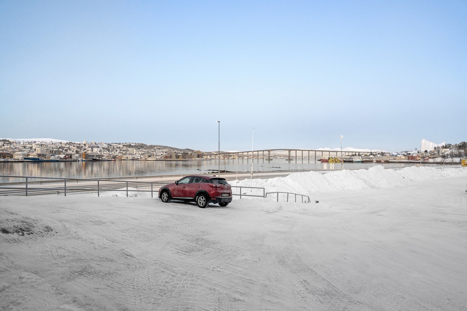 Flott utsikt og gode parkeringsmuligheter Galleribilde
