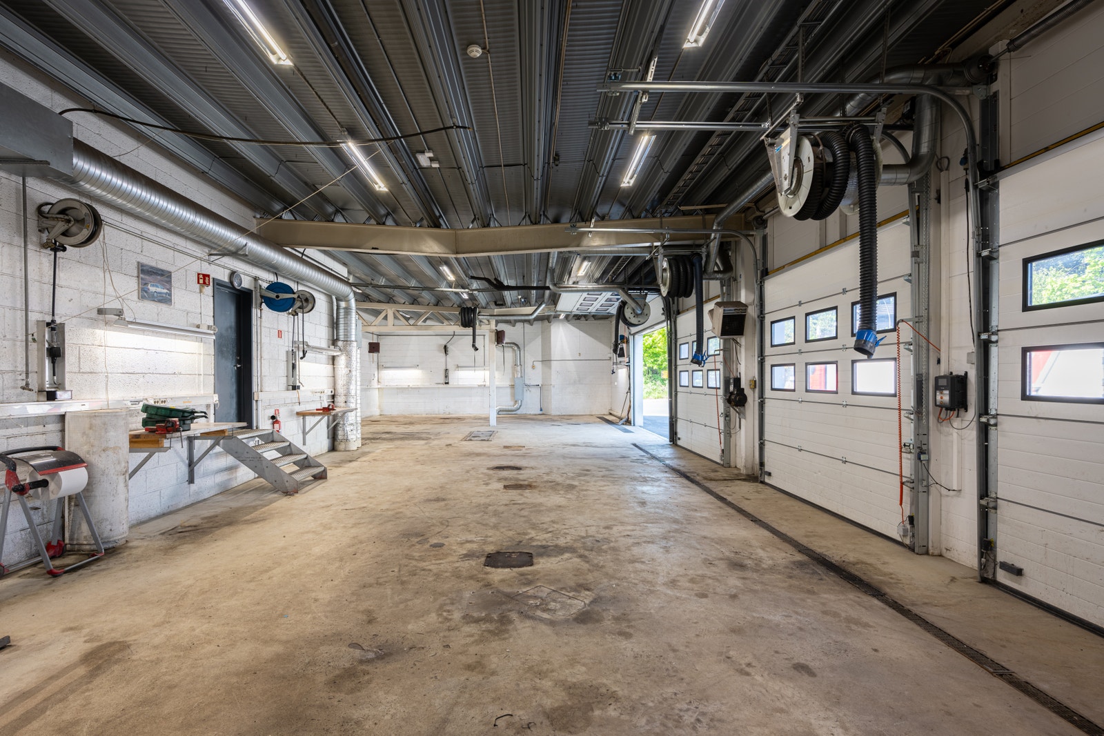 Verkstedet er på ca. 226 kvm. Galleribilde