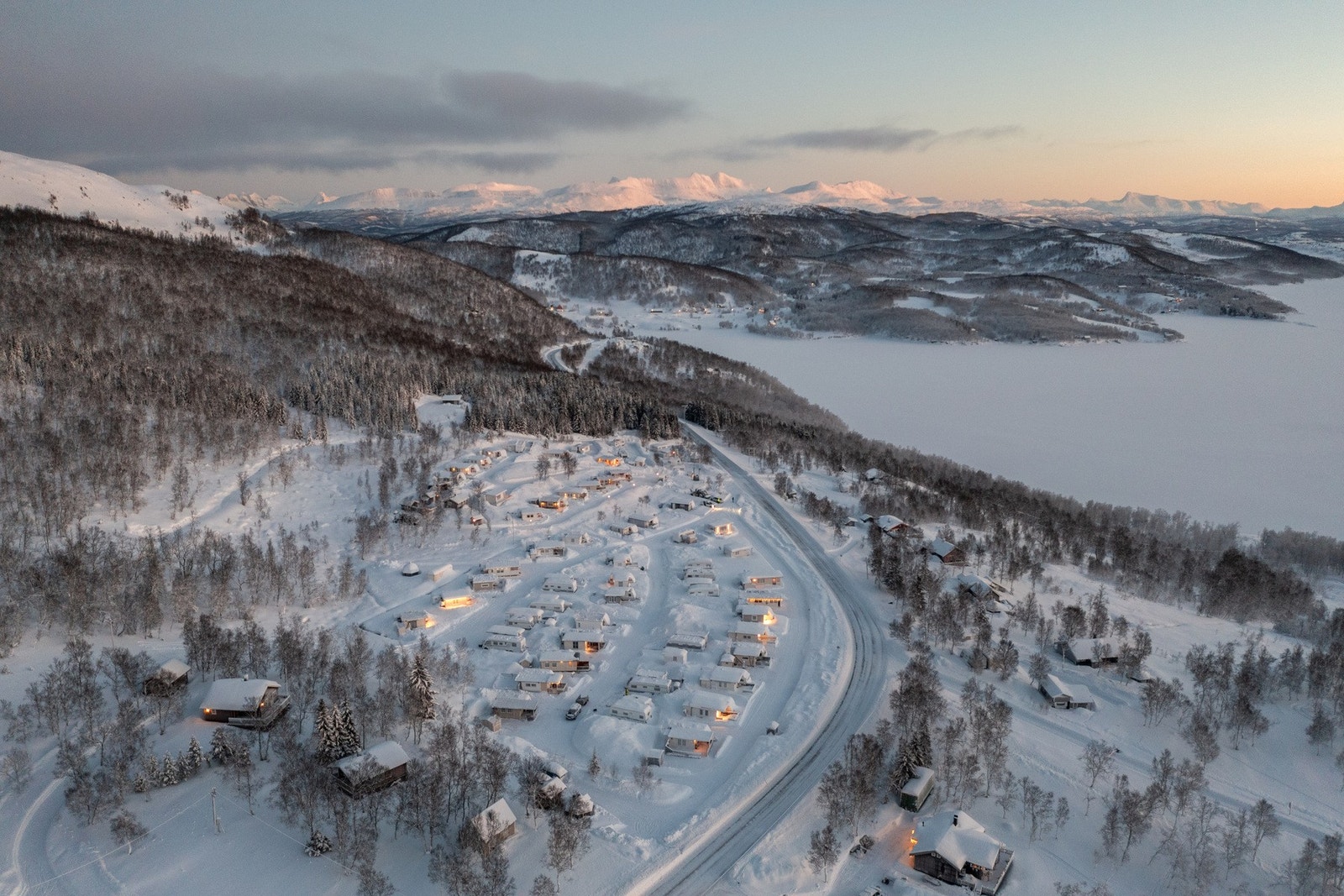 Utsikt og utsikt storvatnet Galleribilde