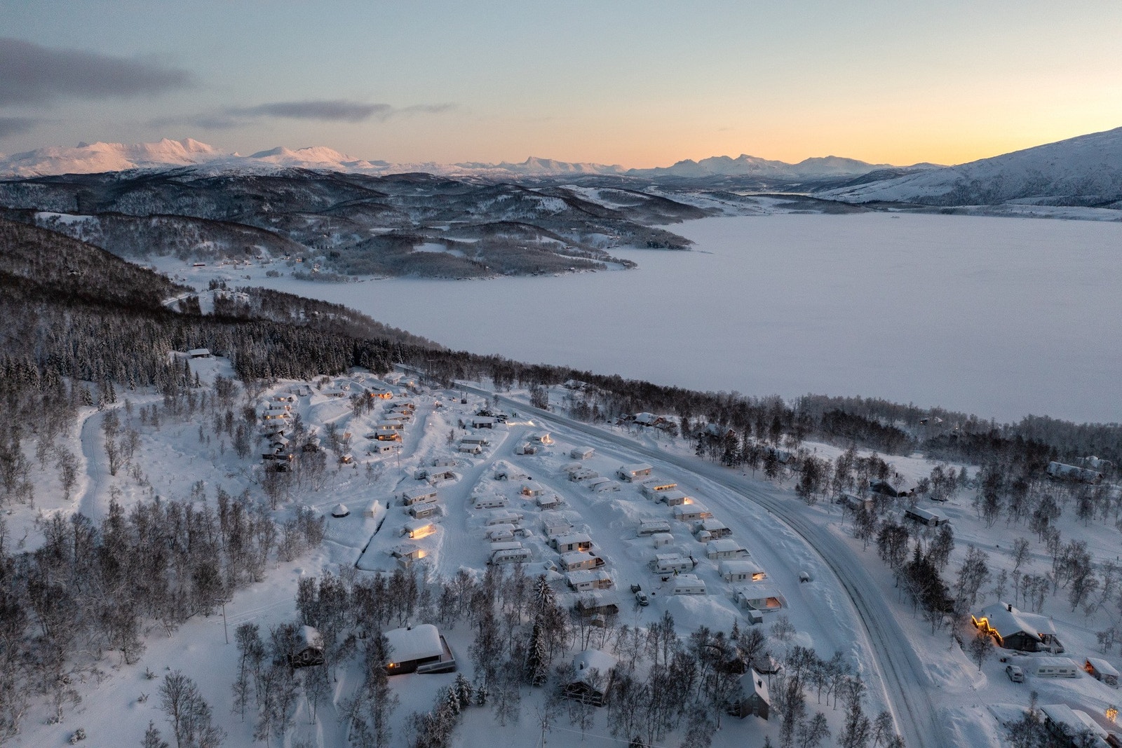 Utsikt og storvatnet Galleribilde