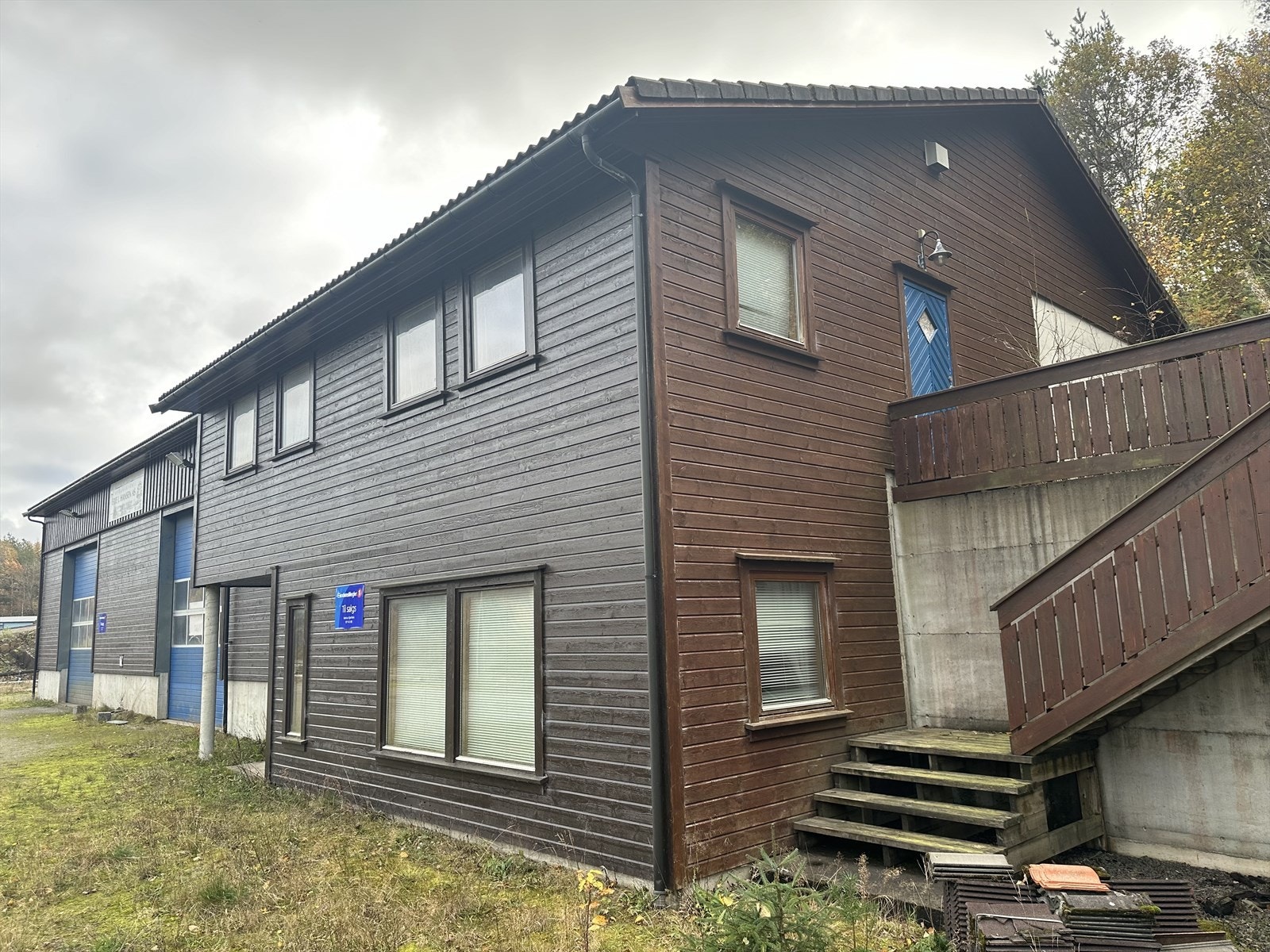 Også utvendig adkomst til møterom/spiserom Galleribilde