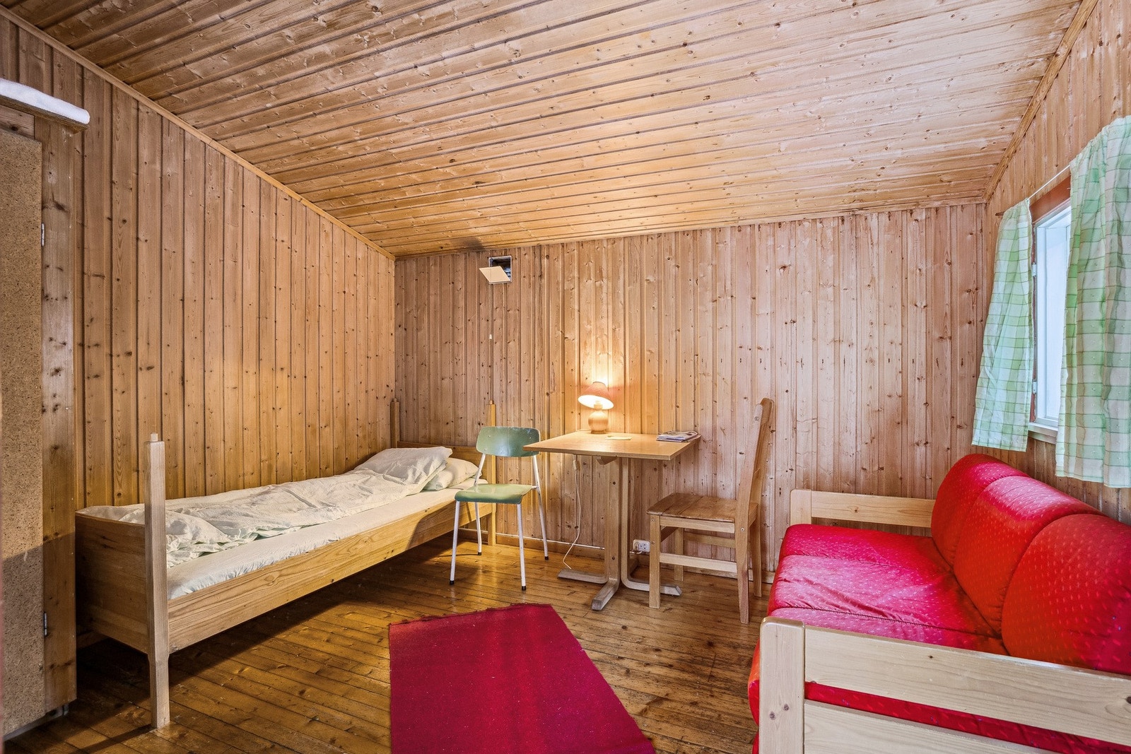 Oppholdsrom eksempel på utleie hytter. Galleribilde