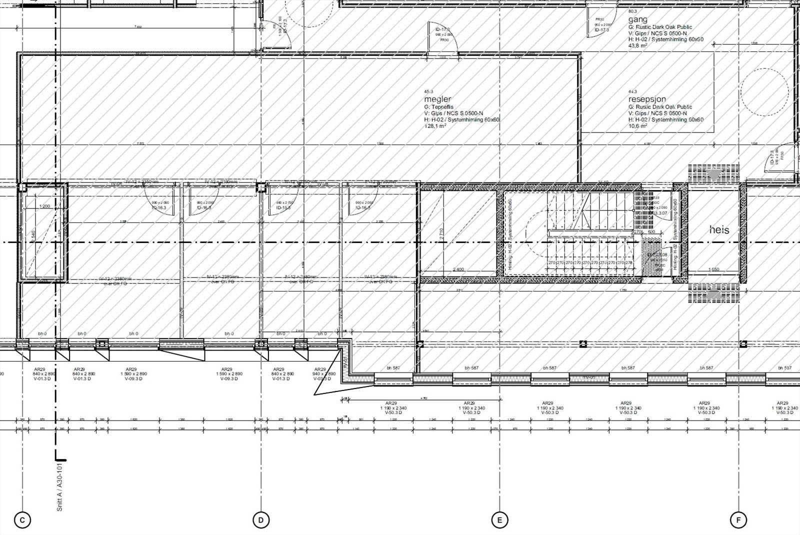 Planskisse Galleribilde