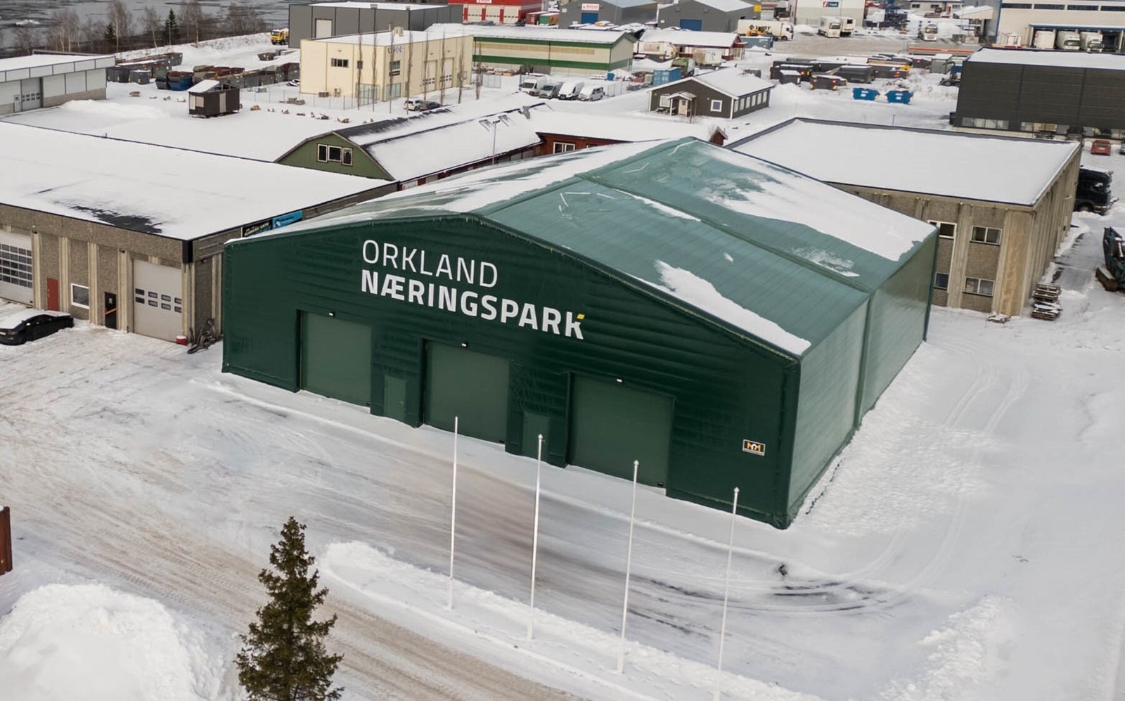 Orkland Næringspark - Isolert plasthall på nesten 800 kvm Galleribilde