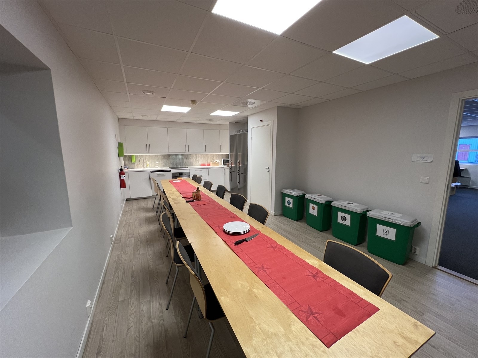 Spiserom kontor Galleribilde