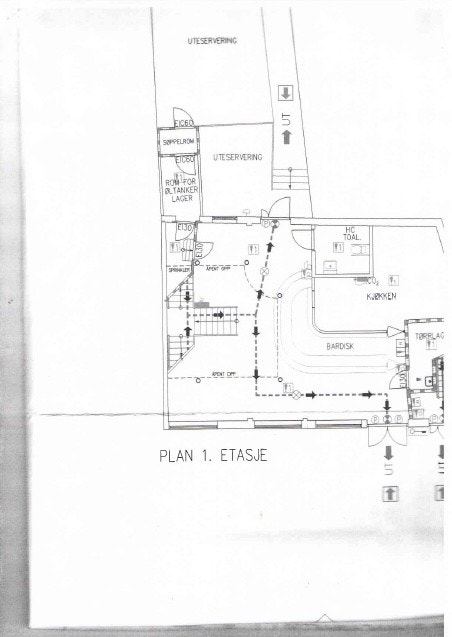 Plantegning første etasje. Galleribilde