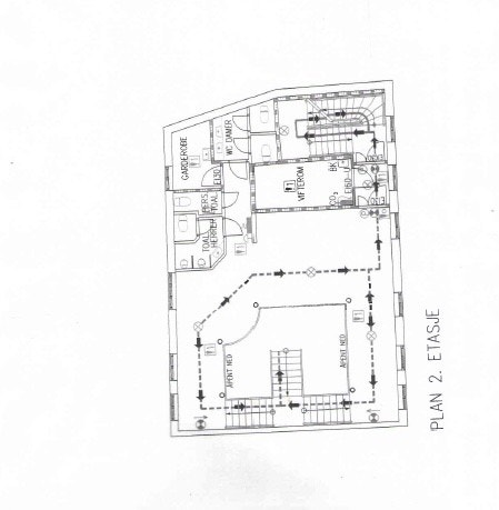 Plantegning andre etasje. Galleribilde