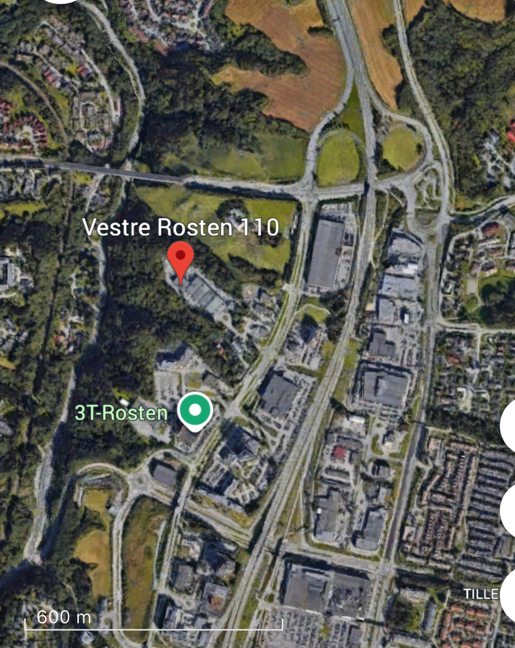 Sentral, rolig plassering nært Okstadbakken på Vestre Rosten Galleribilde