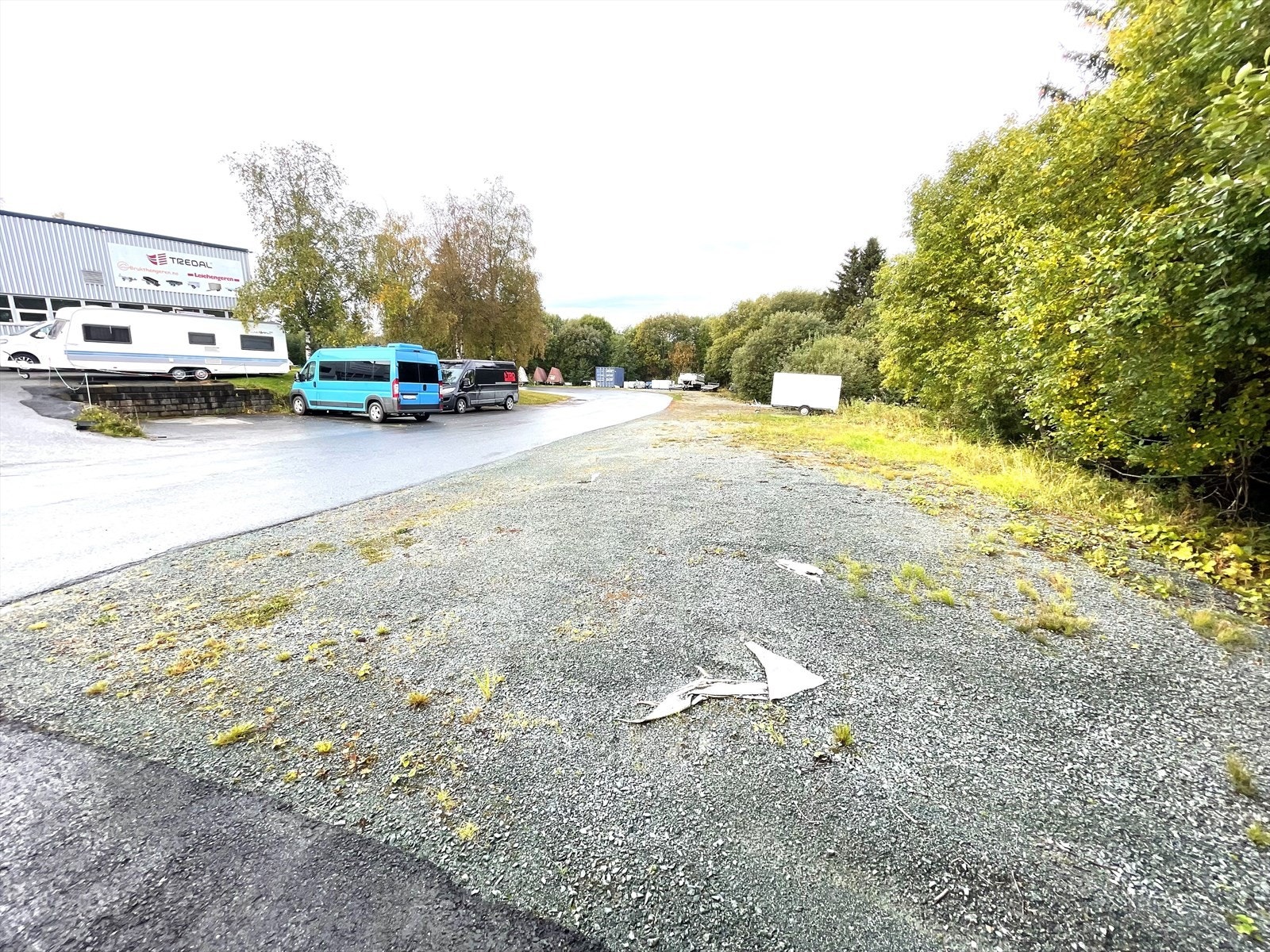 Uteareal kan gjerdes inn. Galleribilde