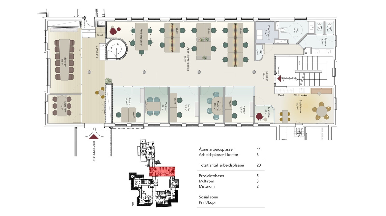 3. etg. Galleribilde