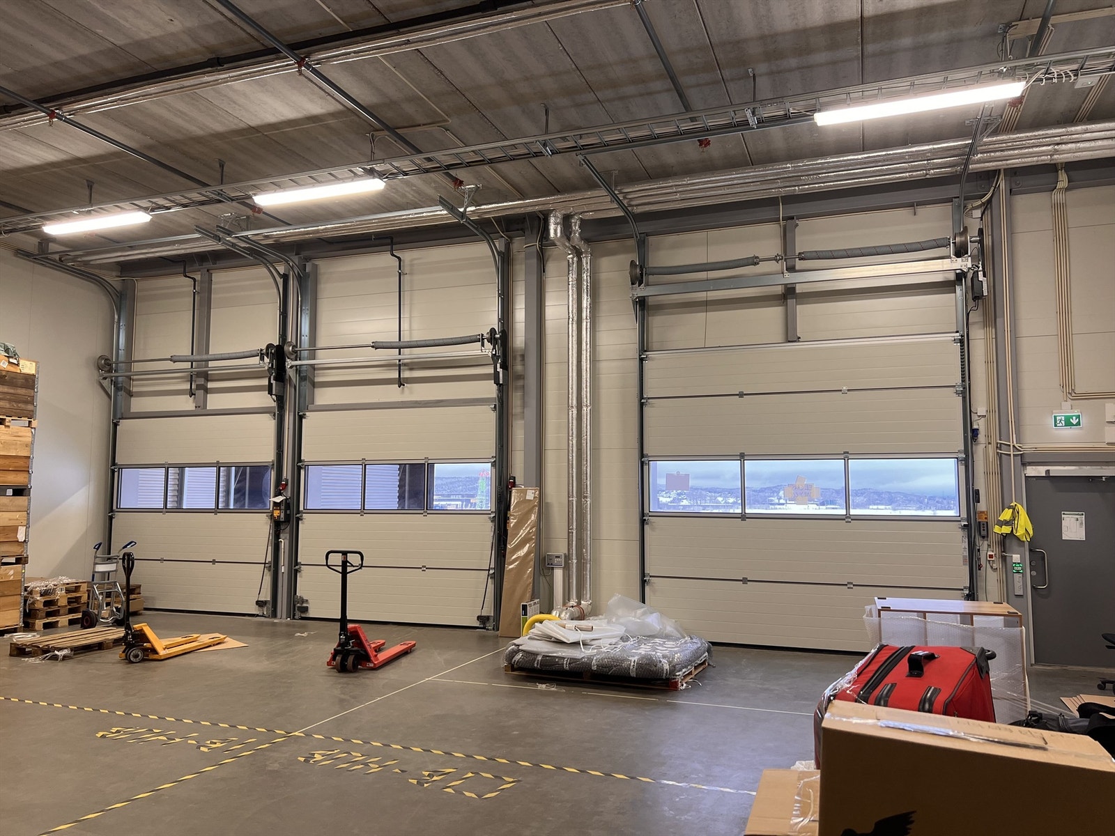 Kjøreporter til lastesone. Galleribilde