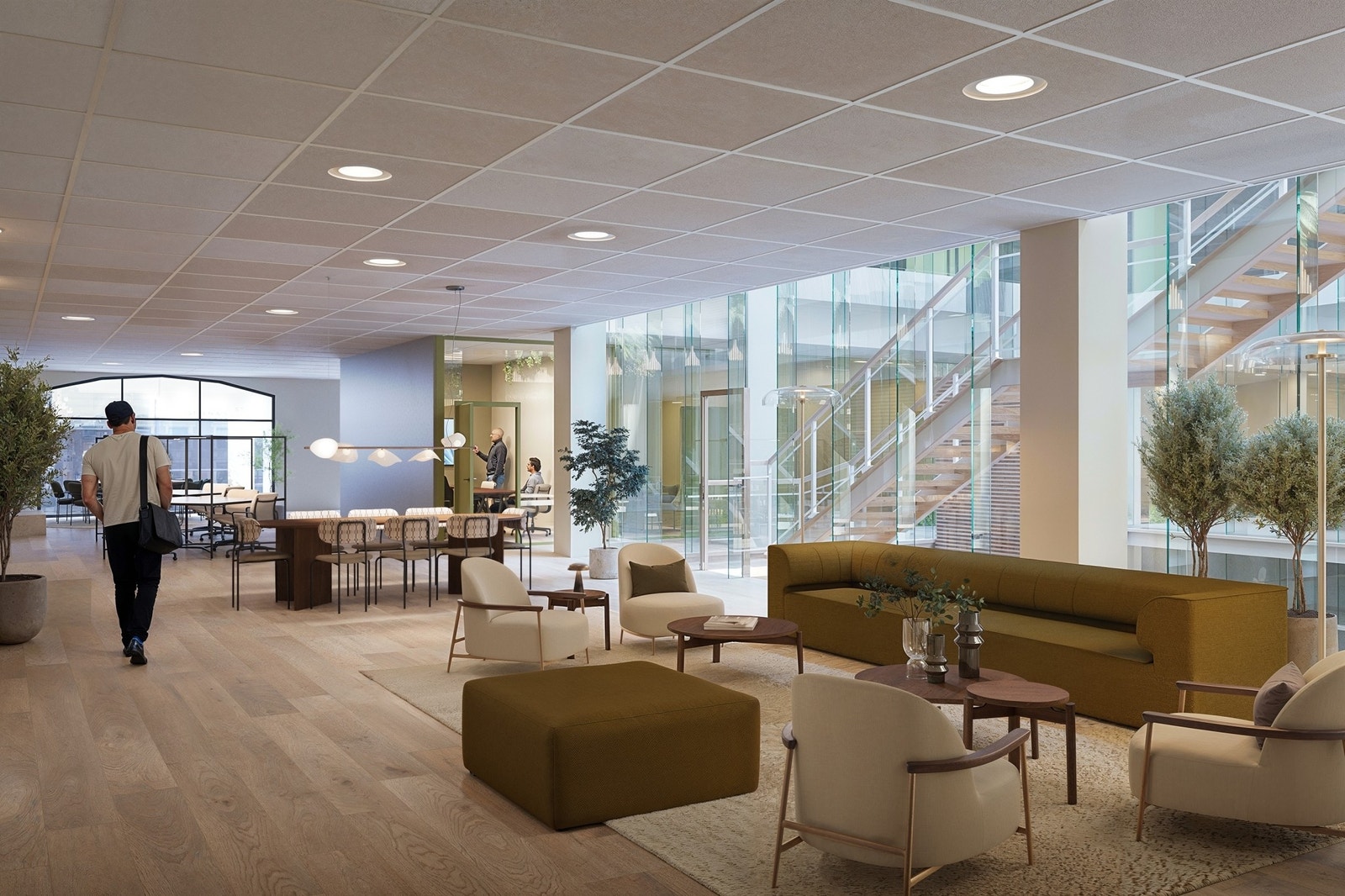 Illustrasjon fra kontor Galleribilde