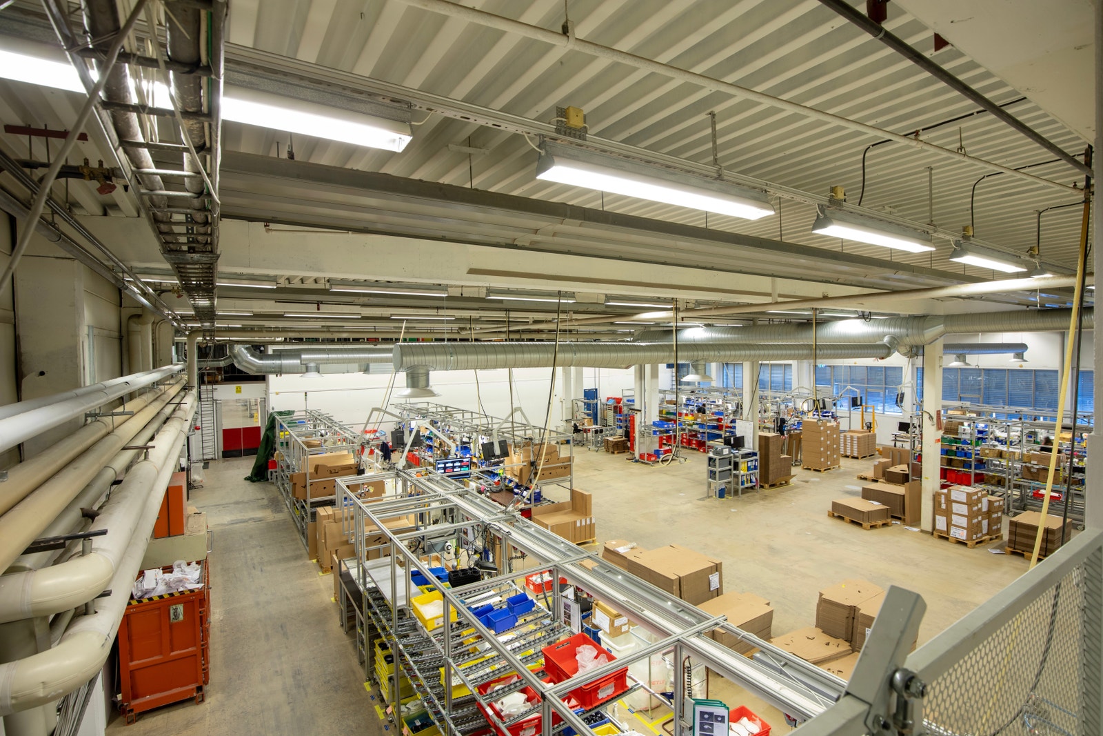 Produksjonshall oversiktsbilde Galleribilde