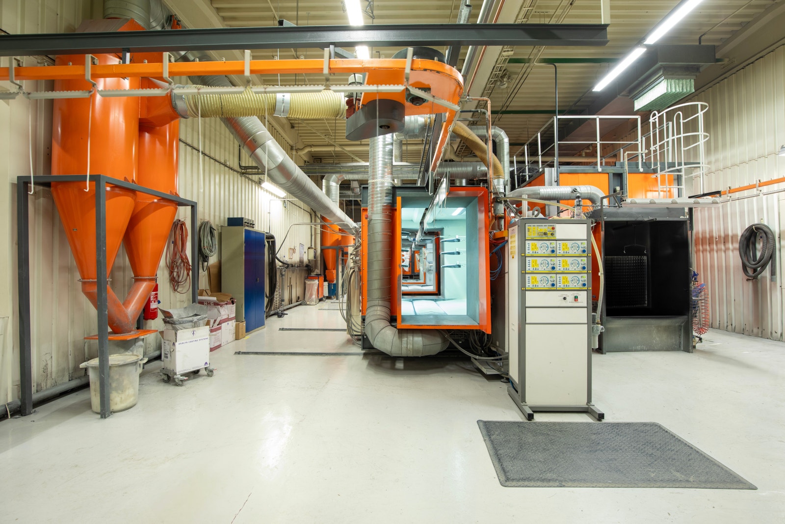 Produksjonslokale, hallene er nå tømt Galleribilde