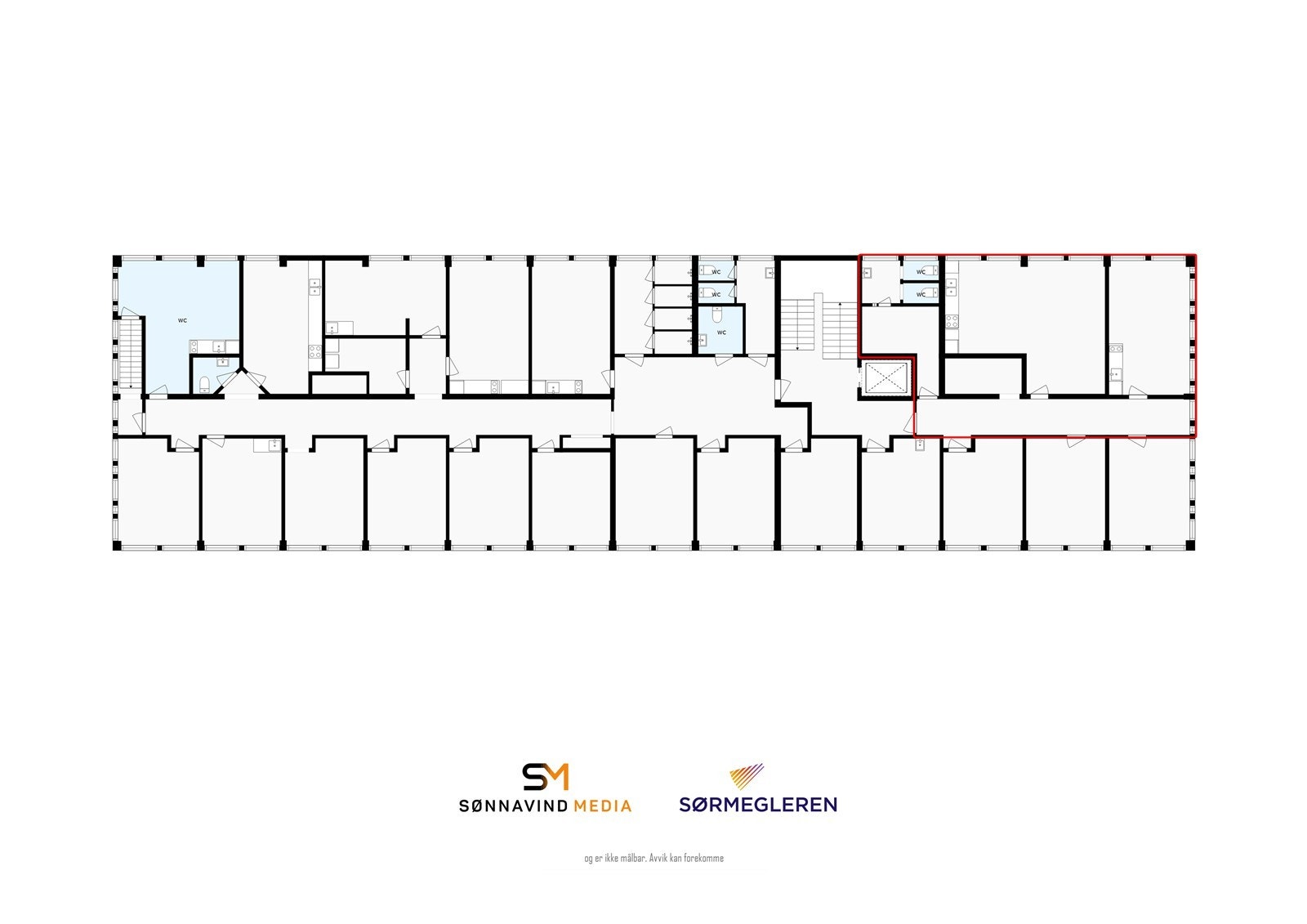 Plantegning 2.etg. Galleribilde