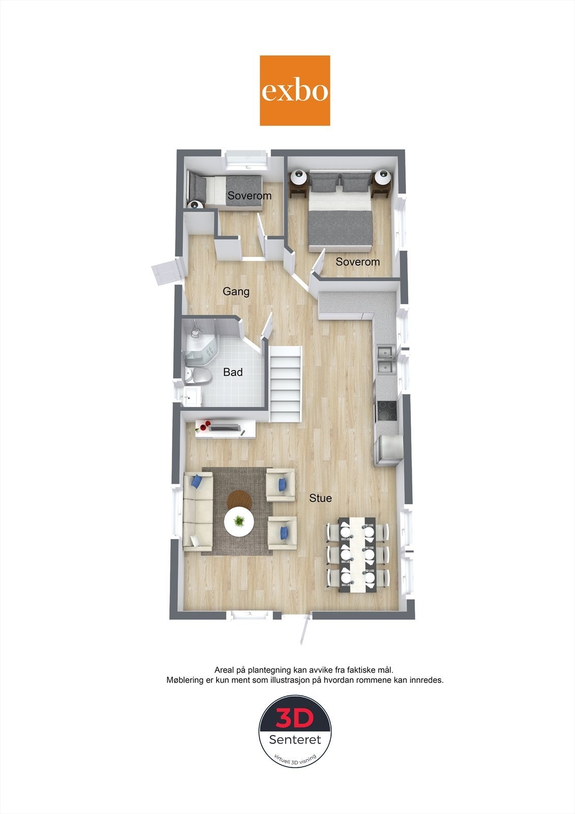 Plantegning - 1.etasje Galleribilde