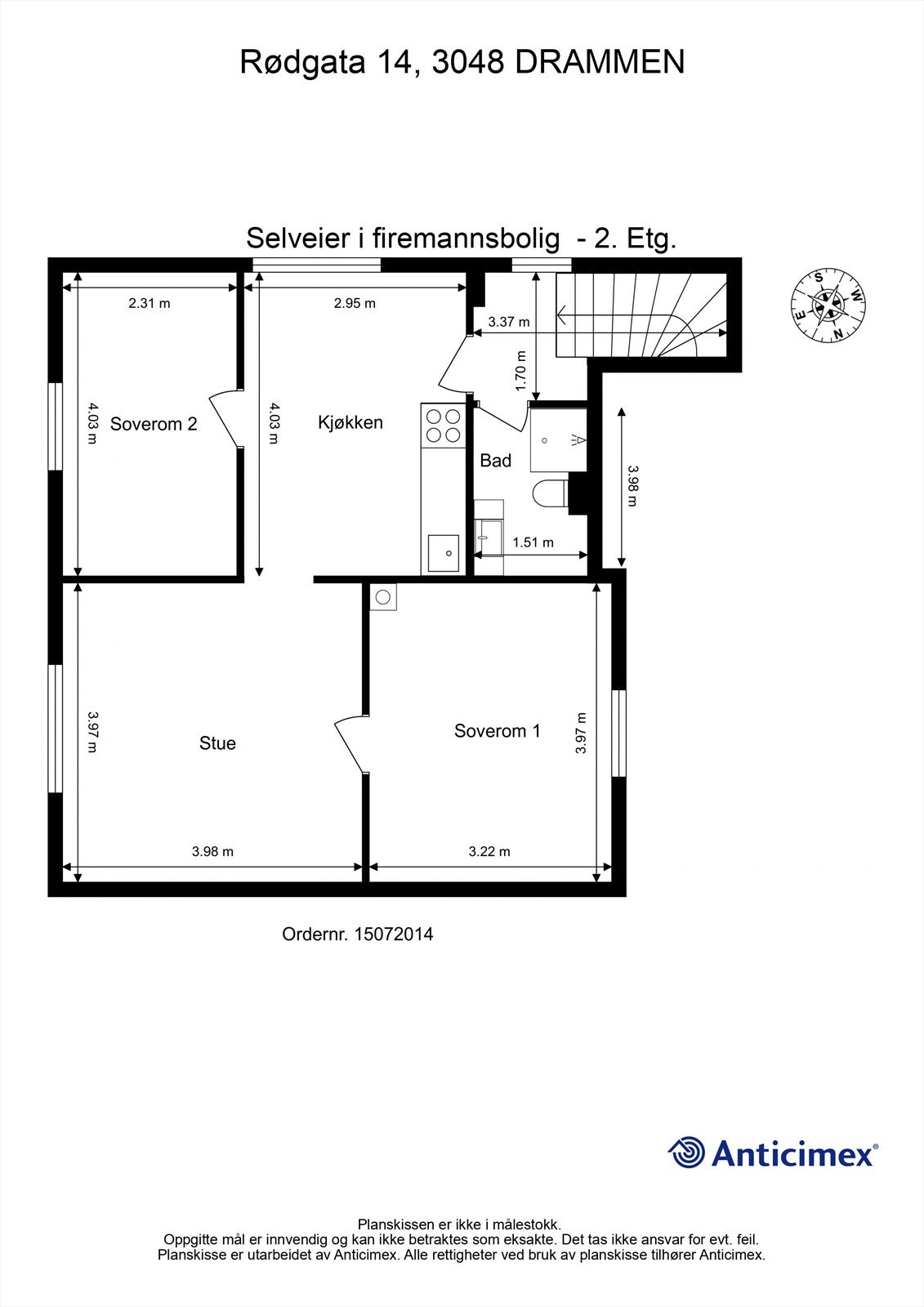 Plantegning - 2. etasje Galleribilde