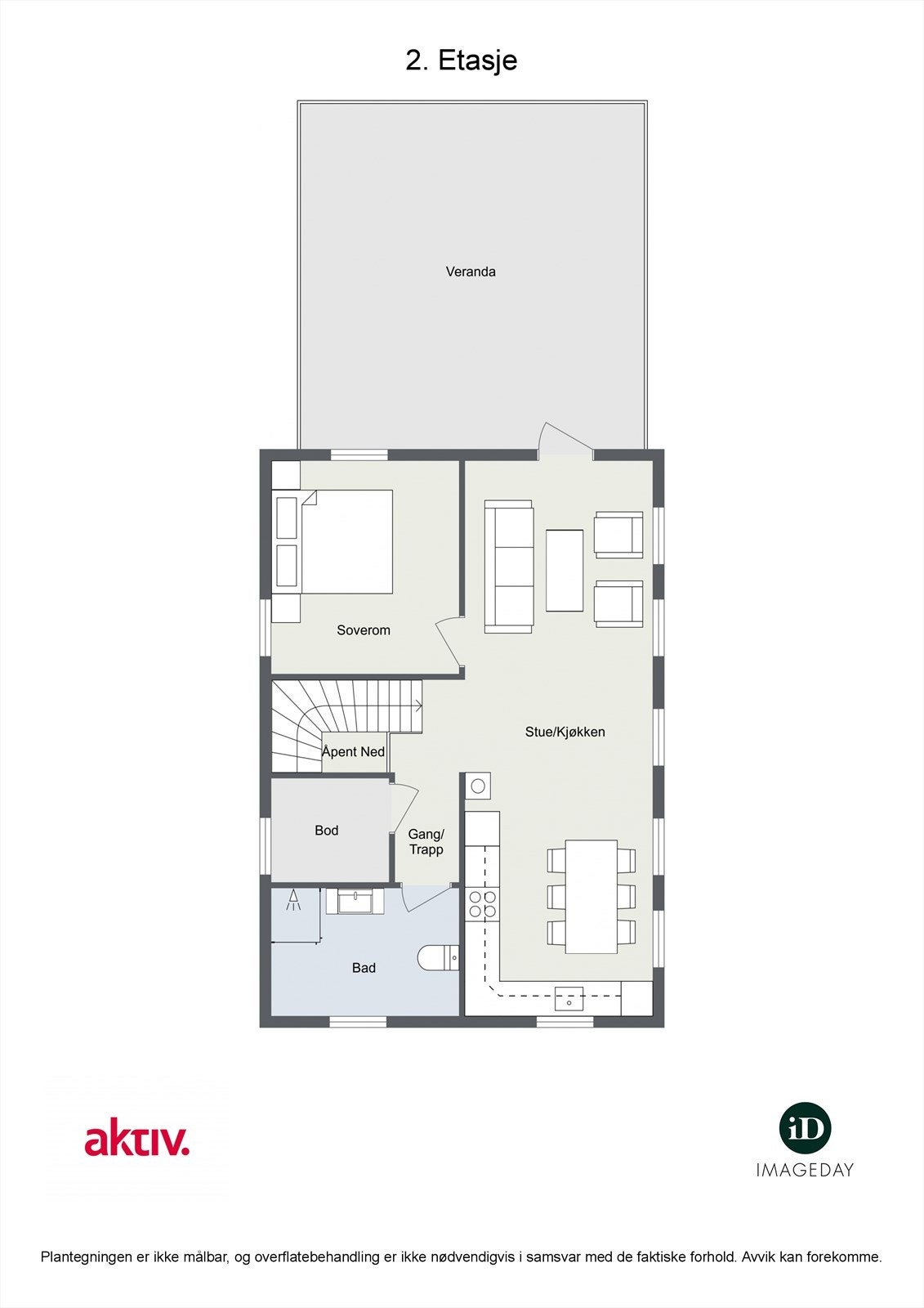 Plantegning 2.etasje Galleribilde