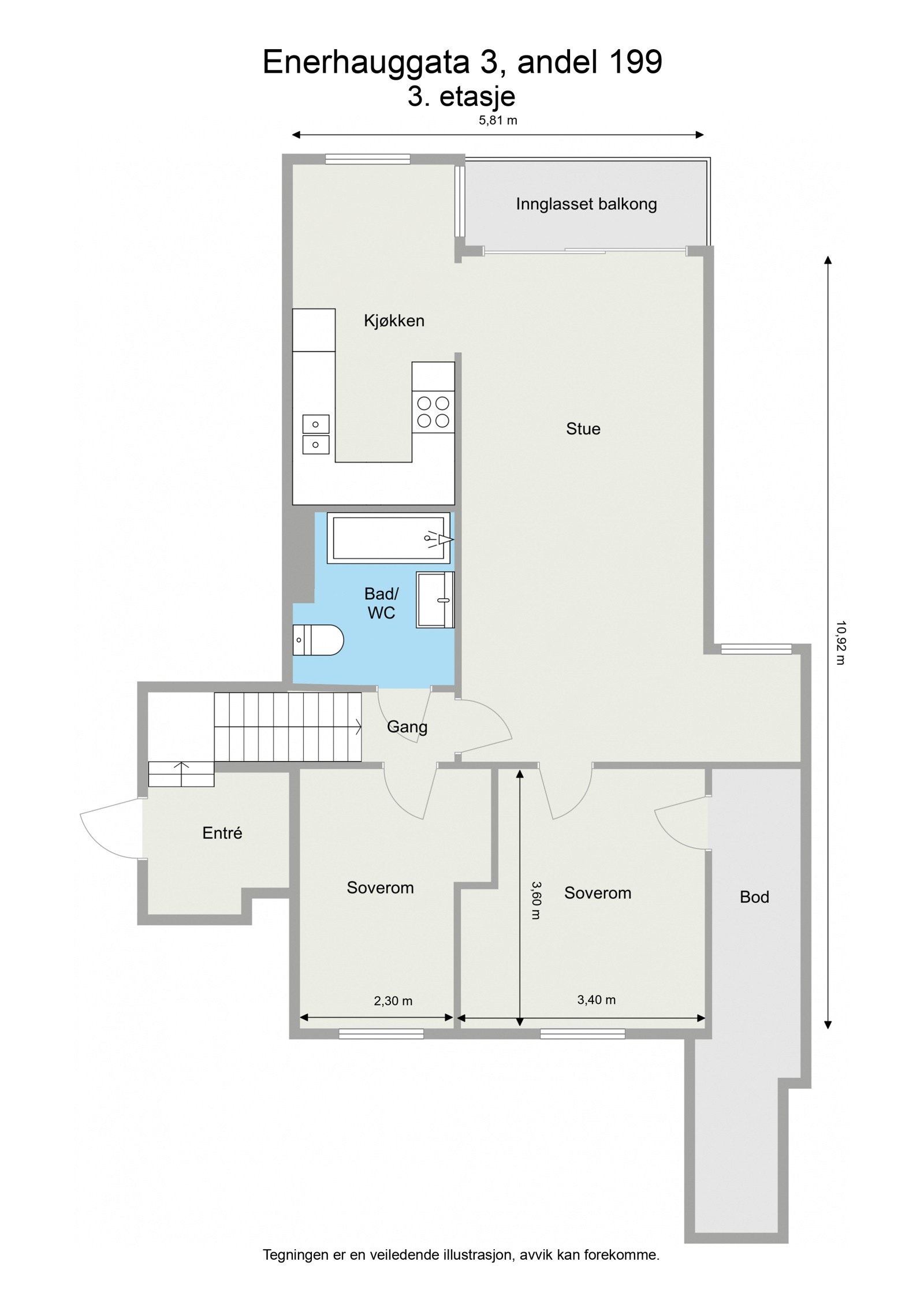 Plantegning Galleribilde